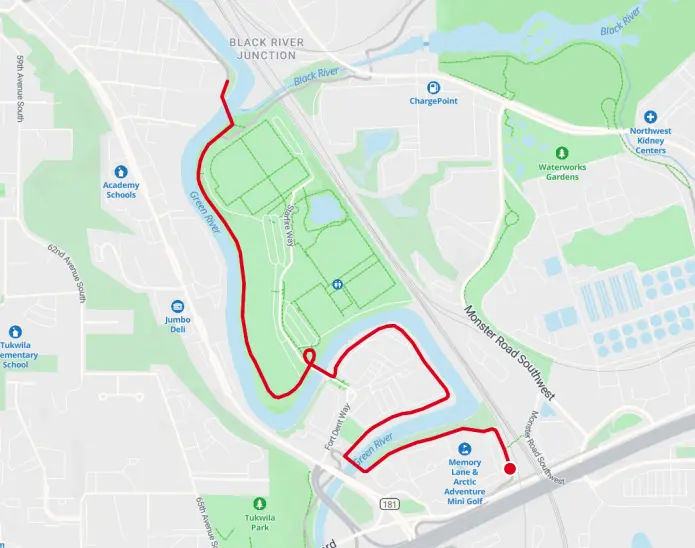 Race course map